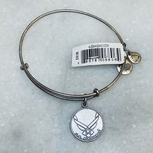 Alex and Ani NWT US Air Force Adjustable Bangle Bracelet 385
